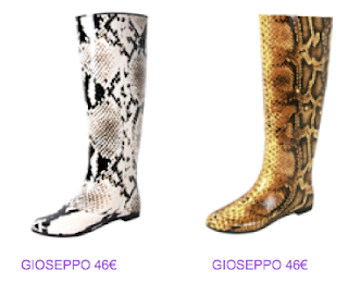 Botas Gioseppo print pitón